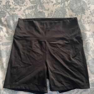 Yogalicious Black High Waist Performance Shorts